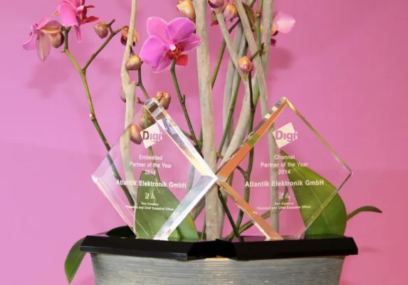 Bild: Atlantik Elektronik GmbH zum neunten Mal in Folge von Digi ausgezeichnet