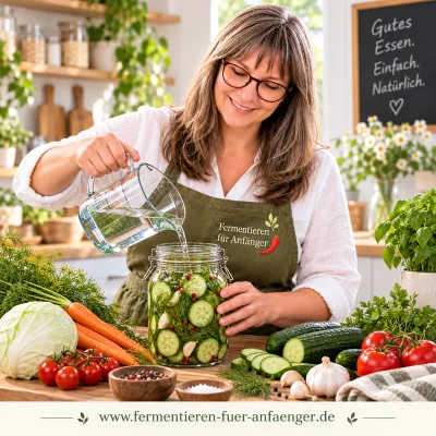 Bild: Gemüse richtig fermentieren: Wir erklären Salzlake, Gläser und Fermentationszeit - plus: Rezepte für Anfänger 
