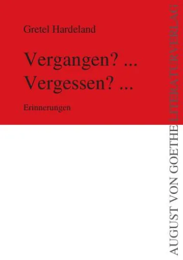 Bild: Autorin des August von Goethe Literaturverlages schreibt gegen das Vergessen