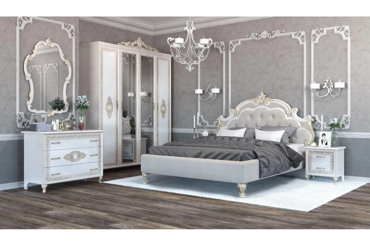 italienisches barock schlafzimmer medea