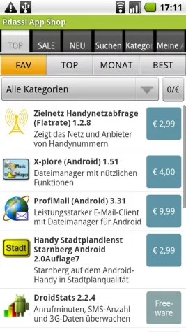 Bild: Pdassi App Shop 2.0 - Die Alternative zum Market für Android-Apps