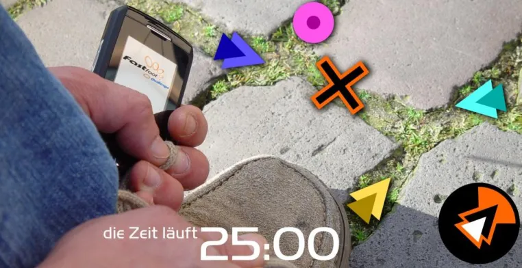 GPS Multiplayer Game FastFoot-Challenge verbindet Videospiel und Sport Bild: GPS Multiplayer Game FastFoot-Challenge verbindet Videospiel und Sport