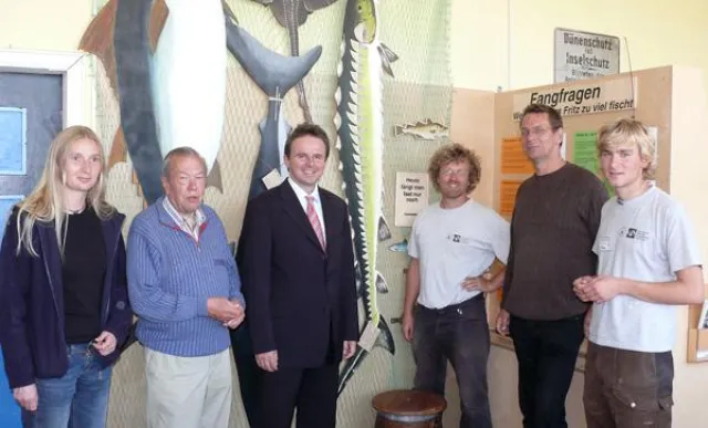 Bild: Hoher Besuch - Bundesbeauftragter für den Zivildienst zu Gast bei der Schutzstation