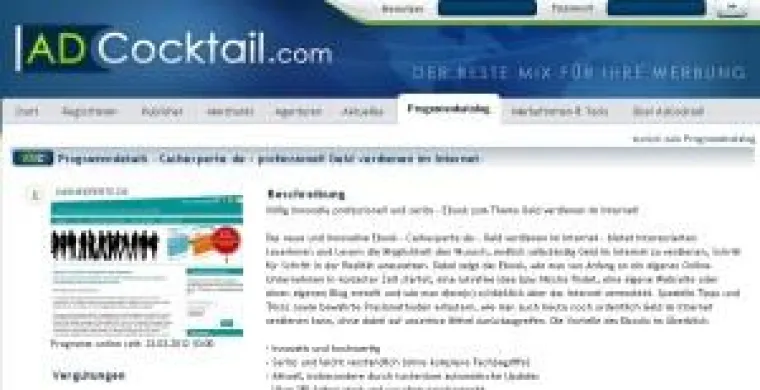 Bild: Cashexperte.de startet Vermarktung über Affiliate-Netzwerk