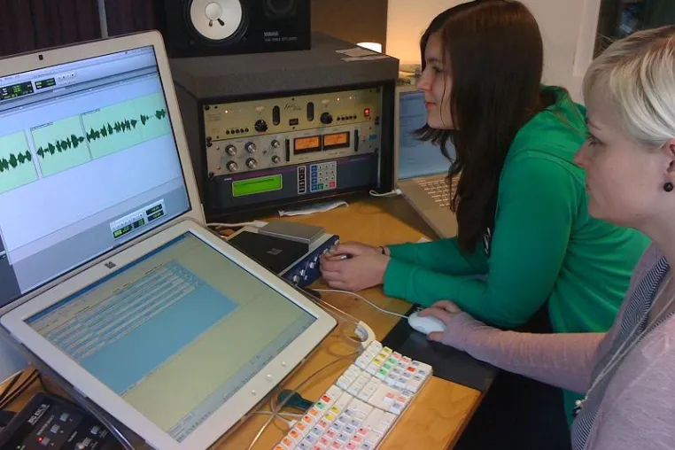 Bild: Girls’Day bei der P&P Studios Audio-Agentur