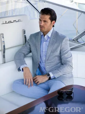 Bild: Männermode 2011 im Italian Touch by McGregor: Businessmode für Herren, zeitlos-elegant im McGregor Online Shop