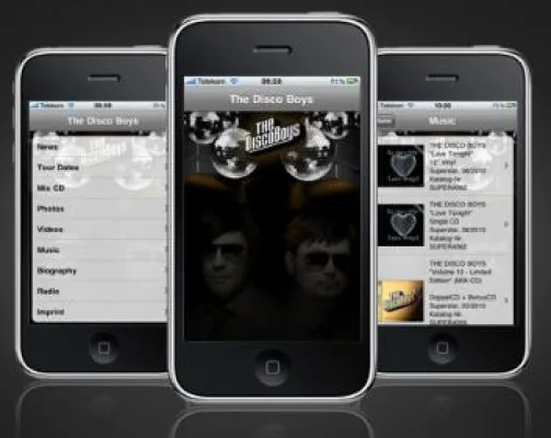 Bild: iPhone Apps ohne technisches Wissen erstellen und verwalten im Internetbrowser.
