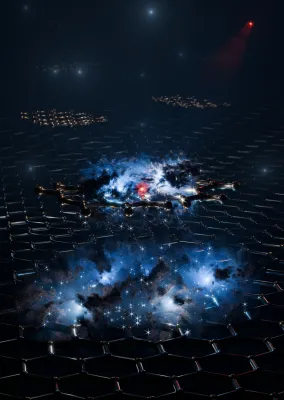 Bild: Hybride Exzitonen: Das Beste aus zwei Welten