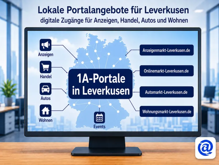 Bild: Leverkusen erhält mit 1A-Portale.de zentrale Einstiege für lokale Angebote und Handel