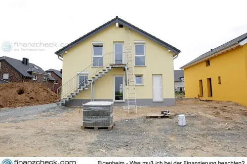 Bild: Bei der Eigenheimfinanzierung auf Nummer Sicher gehen