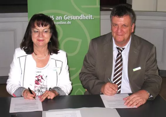 Bild: Zentralklinik Bad Berka und AOK PLUS verlängern Kooperation im Betrieblichen Gesundheitsmanagement