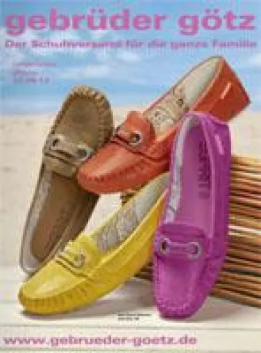 Bild: Wann kommt der neue Frühjahr-/Sommer-Katalog 2013 des Schuhversenders gebrüder götz raus?