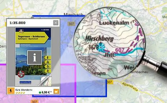 Bild: tourenmaterial lässt sich in die Karten schauen – innovative Kartensuche "TourenMaps" gestartet