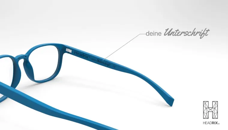Deine Signatur, Deine Brille - HEADRIX läßt unterschreiben Bild: Deine Signatur, Deine Brille - HEADRIX läßt unterschreiben