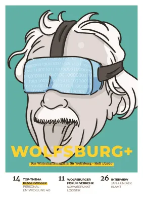 Bild: Neuer Look: Wirtschaftsmagazin Wolfsburg+ / 29. Ausgabe mit neuem Konzept