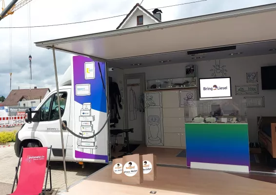Bild: BringLiesel im TruDi Truck: Digitale Einkaufs-Plattform für Pflegeeinrichtungen jetzt auf Tour 