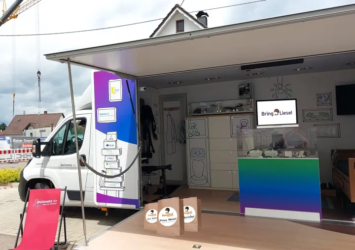 Bild: BringLiesel im TruDi Truck: Digitale Einkaufs-Plattform für Pflegeeinrichtungen jetzt auf Tour 