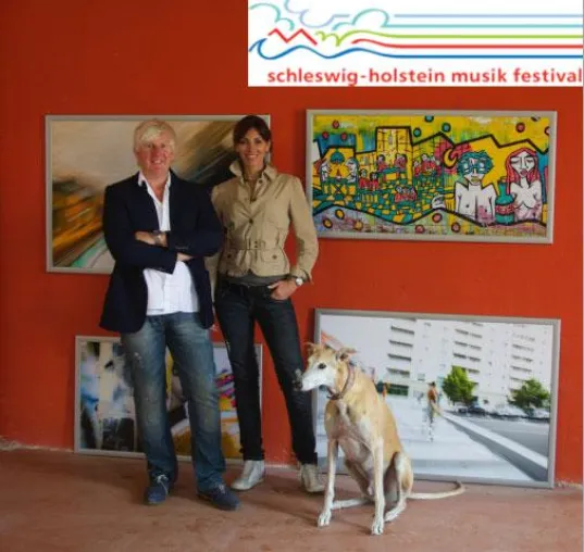 Bild: Die Fotokünstler Dietmar Baum & Tini Papamichalis begleiteten das Schleswig-Holstein Musik Festival