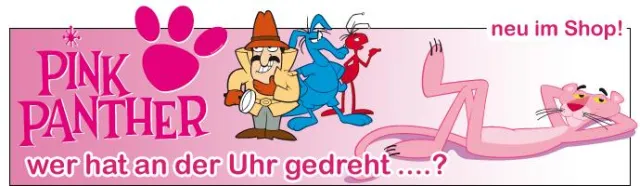 Bild: Der Pink Panther schleicht sich in den Wandtattoo Shop Beiwanda