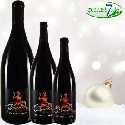 Bild: Mele Kalikimaka, der Rotwein für Weihnachten vom Kultwinzer Markus Schneider als Jahrgang 2016