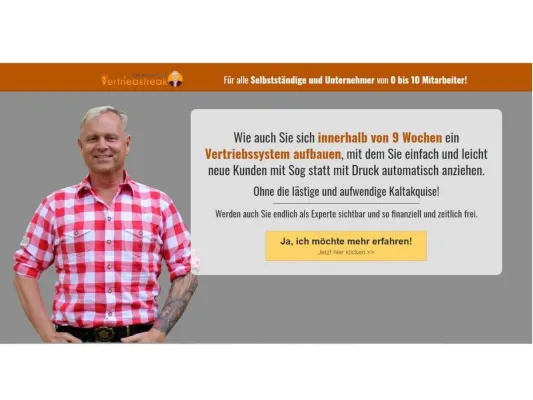 Bild: Was lernen Sie konkret in "Ihrer" Vertriebsfreaks-Akademie?