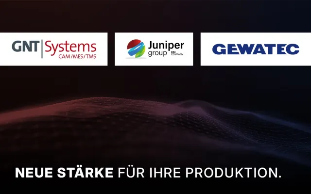 Bild: GNT Systems integriert GEWATEC und stärkt Smart Manufacturing Portfolio der Juniper Group
