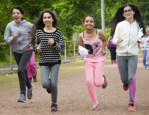 Bild: Spendenlauf für UNICEF: Ein voller Erfolg