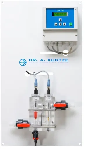 Ausfallzeit: Minimal. Wasserqualität: Maximal. Ozonmessung mit Krypton K O3 von Dr. A. Kuntze. Bild: Ausfallzeit: Minimal. Wasserqualität: Maximal. Ozonmessung mit Krypton K O3 von Dr. A. Kuntze.
