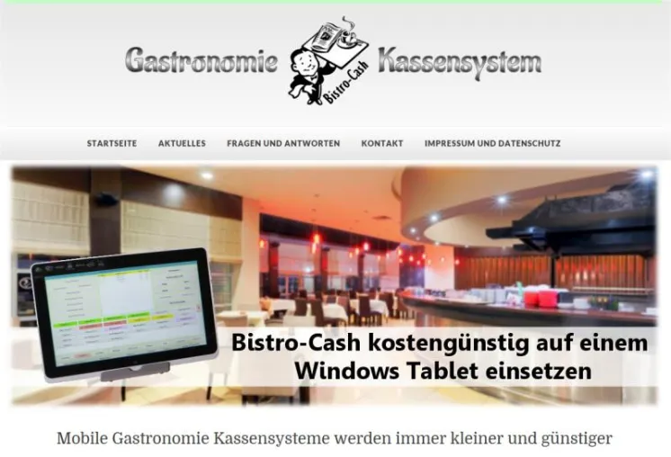 Bild: Anzahl der Nutzer der Gastronomie-Kassensoftware Bistro-Cash hat sich auch 2013 positiv entwickelt