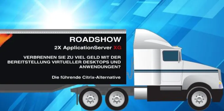 Bild: Virtualisierungslösung 2X auf Tour - Alternative zu Citrix