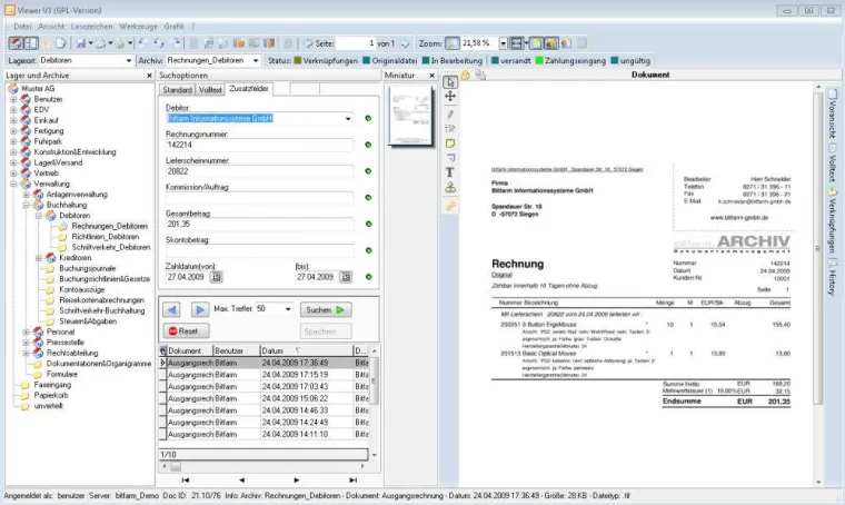 Neue Version des Open-Source DMS Bild: Neue Version des Open-Source DMS