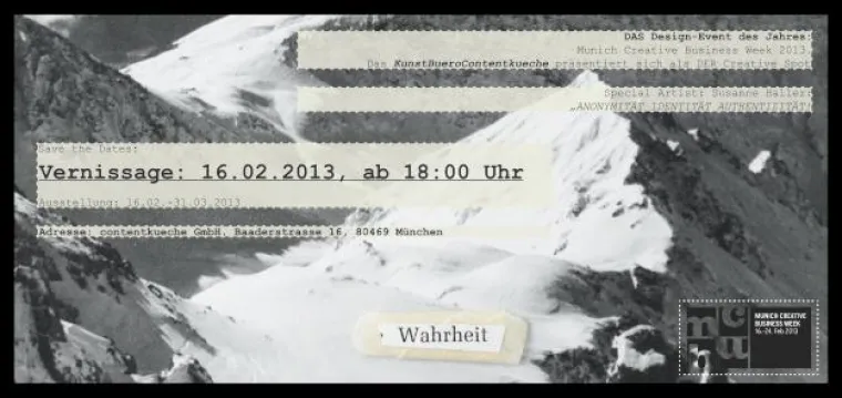 Bild: Das KunstBueroContentkueche präsentiert sich als DER Creative Spot der MCBW 2013