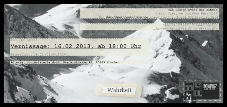 Bild: Das KunstBueroContentkueche präsentiert sich als DER Creative Spot der MCBW 2013