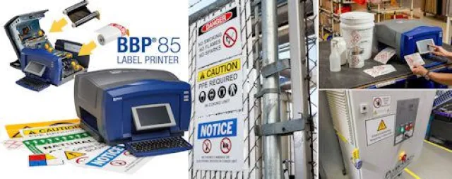 Brady BBP85 Schilderdrucker für die Sicherheits- und Gebäudekennzeichnung Bild: Brady BBP85 Schilderdrucker für die Sicherheits- und Gebäudekennzeichnung