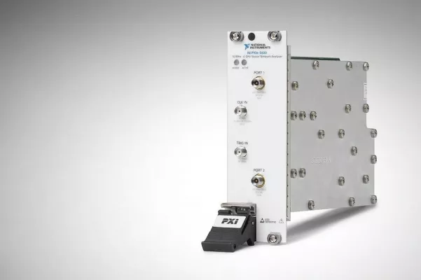 National Instruments veröffentlicht branchenweit ersten RF-Vektornetzwerkanalysator für PXI Bild: National Instruments veröffentlicht branchenweit ersten RF-Vektornetzwerkanalysator für PXI
