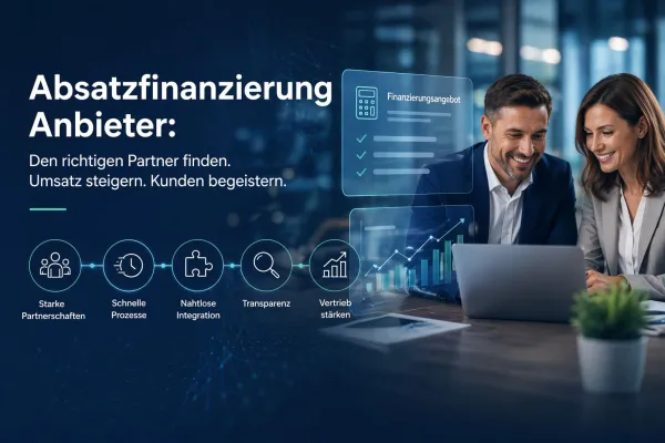 Bild: Absatzfinanzierung Anbieter: Worauf Unternehmen bei der Auswahl wirklich achten sollten