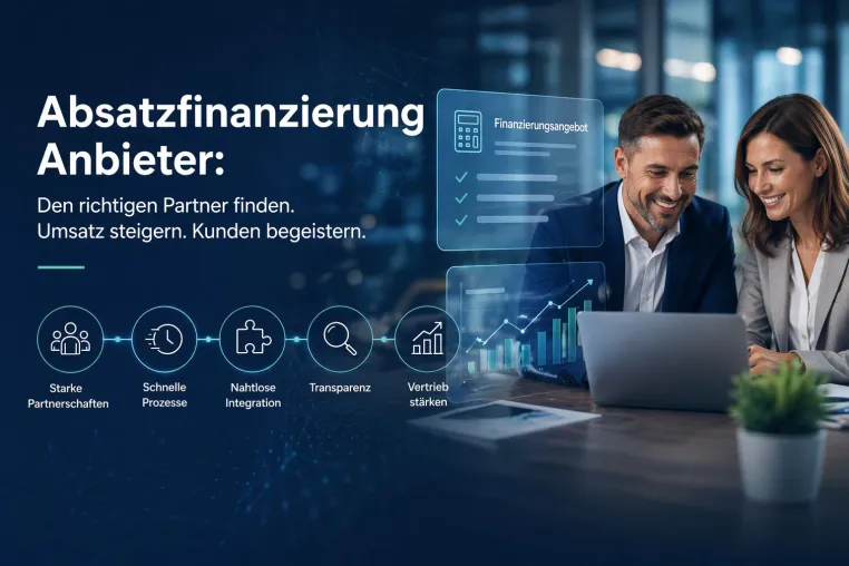 Absatzfinanzierung Anbieter: Worauf Unternehmen bei der Auswahl wirklich achten sollten Bild: Absatzfinanzierung Anbieter: Worauf Unternehmen bei der Auswahl wirklich achten sollten