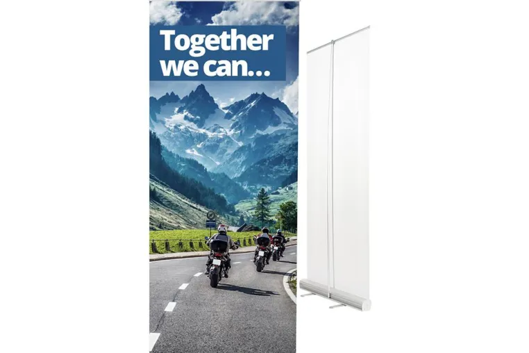 Bild: Werbemittel der Woche: Rollup für EUR 3490 zzgl. MwSt.
