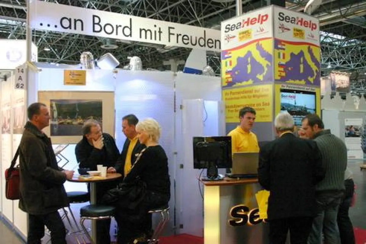 SeaHelp auf der Boot 2010 in Düsseldorf in Halle 14.