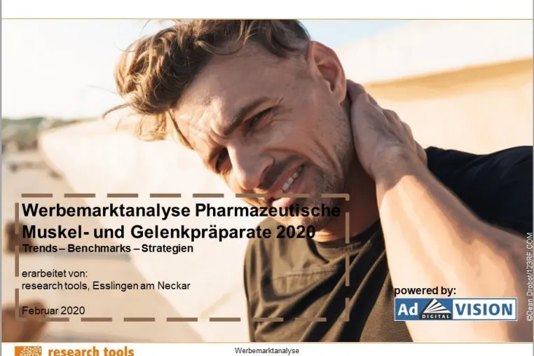 Bild: Muskel- & Gelenkpräparate: Werbeausgaben pro Marke sind rückläufig