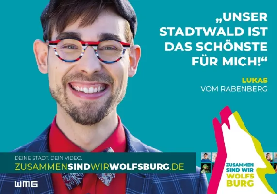 WMG-Kampagne „Zusammen sind wir Wolfsburg“ stärkt Wir-Gefühl Bild: WMG-Kampagne „Zusammen sind wir Wolfsburg“ stärkt Wir-Gefühl