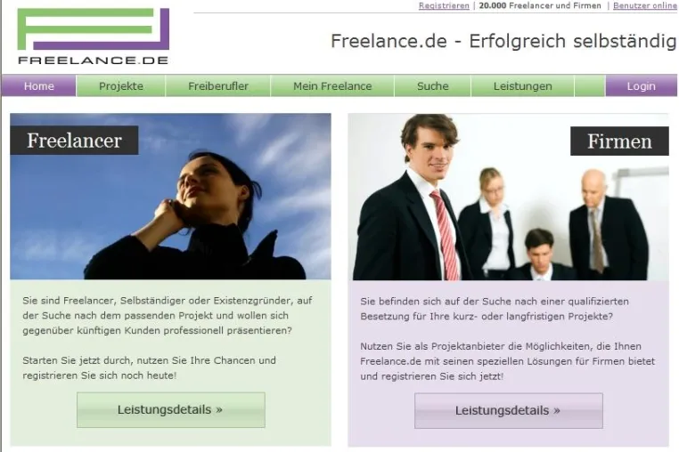 Freelance.de begrüßt das zwanzigtausendste Mitglied. Über 150 neue Projekte täglich bietet Freelance.de. Bild: Freelance.de begrüßt das zwanzigtausendste Mitglied. Über 150 neue Projekte täglich bietet Freelance.de.