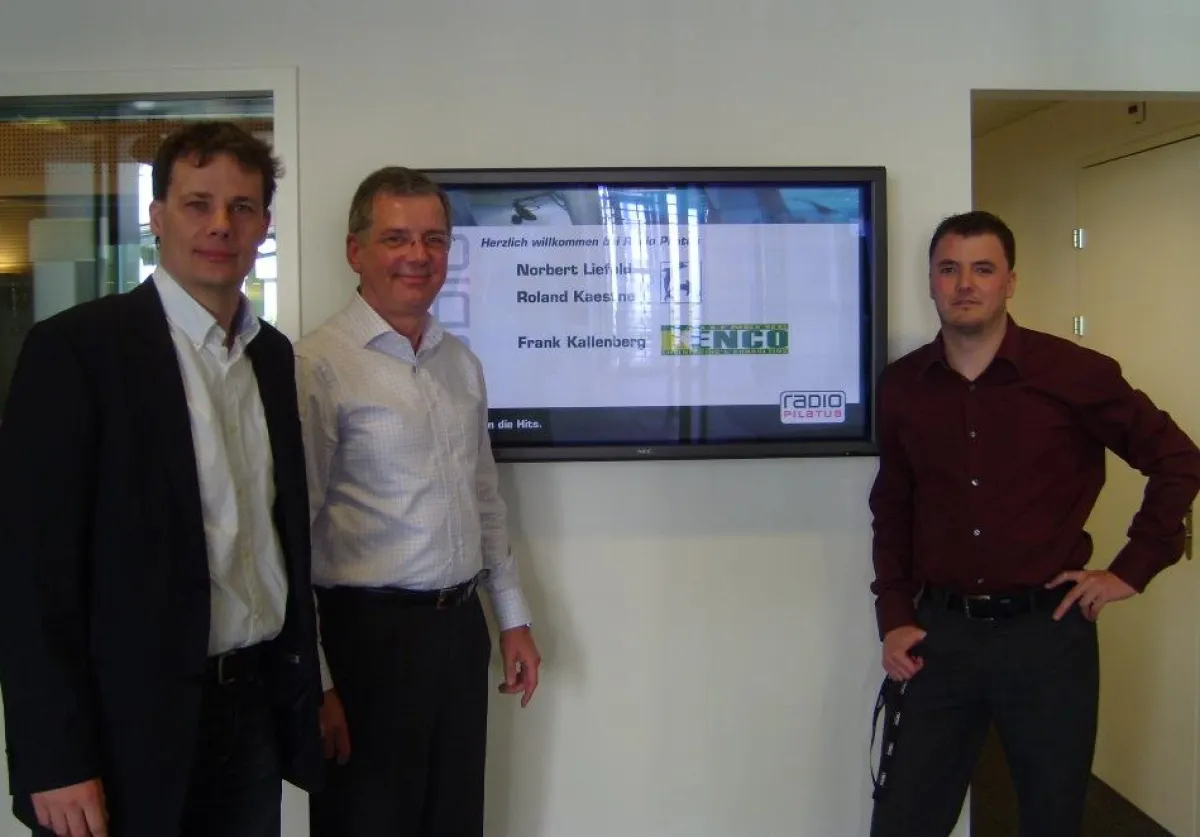 die drei Geschäftsführenden Gesellschafter Roland Kaestner, Norbert Liefold und Frank Kallenberg