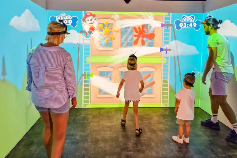 Bild: Paw Patrol trifft auf die Immersive Gamebox in Berlin: Interaktives Abenteuer zum neuen Kinofilm