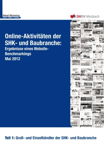 Benchmarking-Ergebnisse veröffentlicht: Online-Aktivitäten der SHK- und Baubranche Bild: Benchmarking-Ergebnisse veröffentlicht: Online-Aktivitäten der SHK- und Baubranche