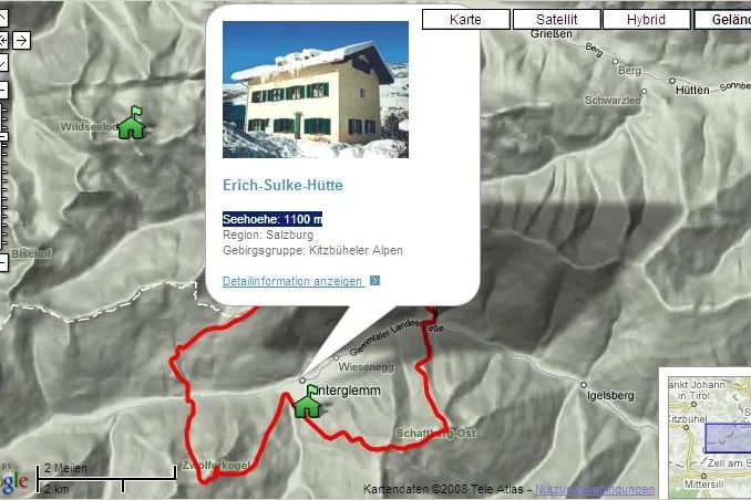 Interaktive Tourenplanung - Ski-, Berg- und Bikerouten für jedermann Bild: Interaktive Tourenplanung - Ski-, Berg- und Bikerouten für jedermann