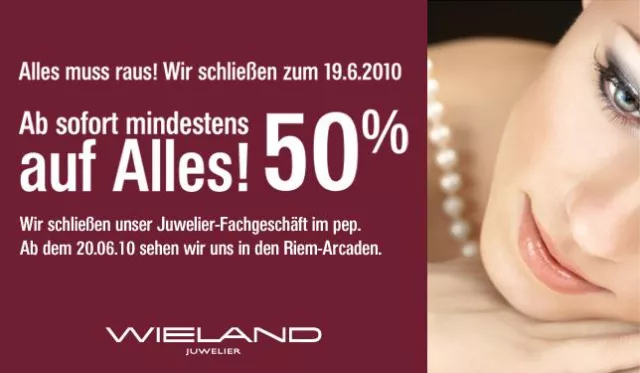 Bild: Einkaufszentrum quo vadis? - Juwelier Wieland schließt seine Geschäfte im pep