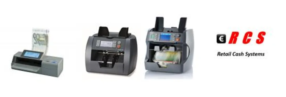 Banknotenzähler Banknotenprüfer Münzzähler von RCS-RETAIL CASH SYSTEMS