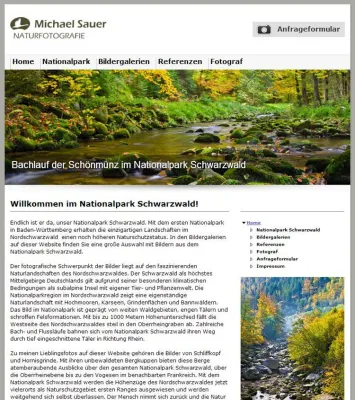 Bilder aus dem Nationalpark Schwarzwald Bild: Bilder aus dem Nationalpark Schwarzwald