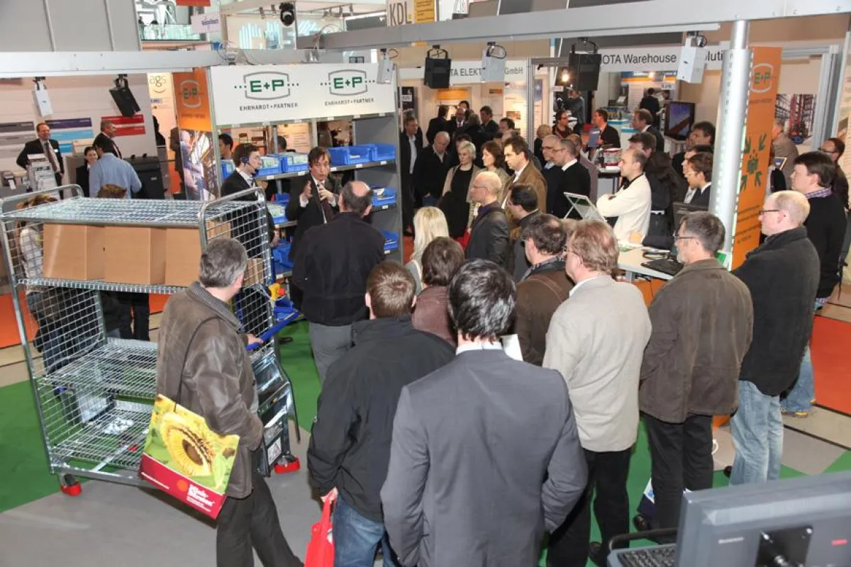 Warehouse-Parcours von E+P auf der LogiMAT 2011 (Bildrechte: EUROEXPO Messe- und Kongress-GmbH)
